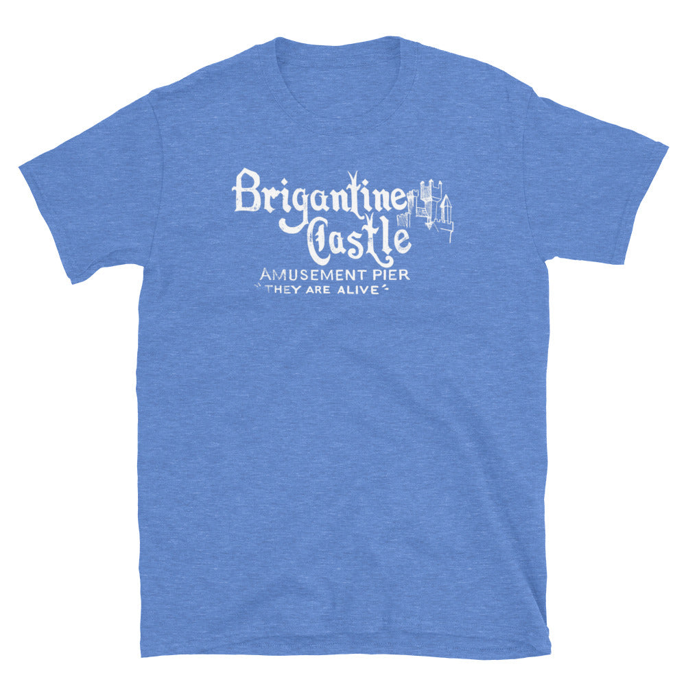 Brigantine Castle - BRIGANTINE - Short-Sleeve Unisex T-Shirt Heather Royal