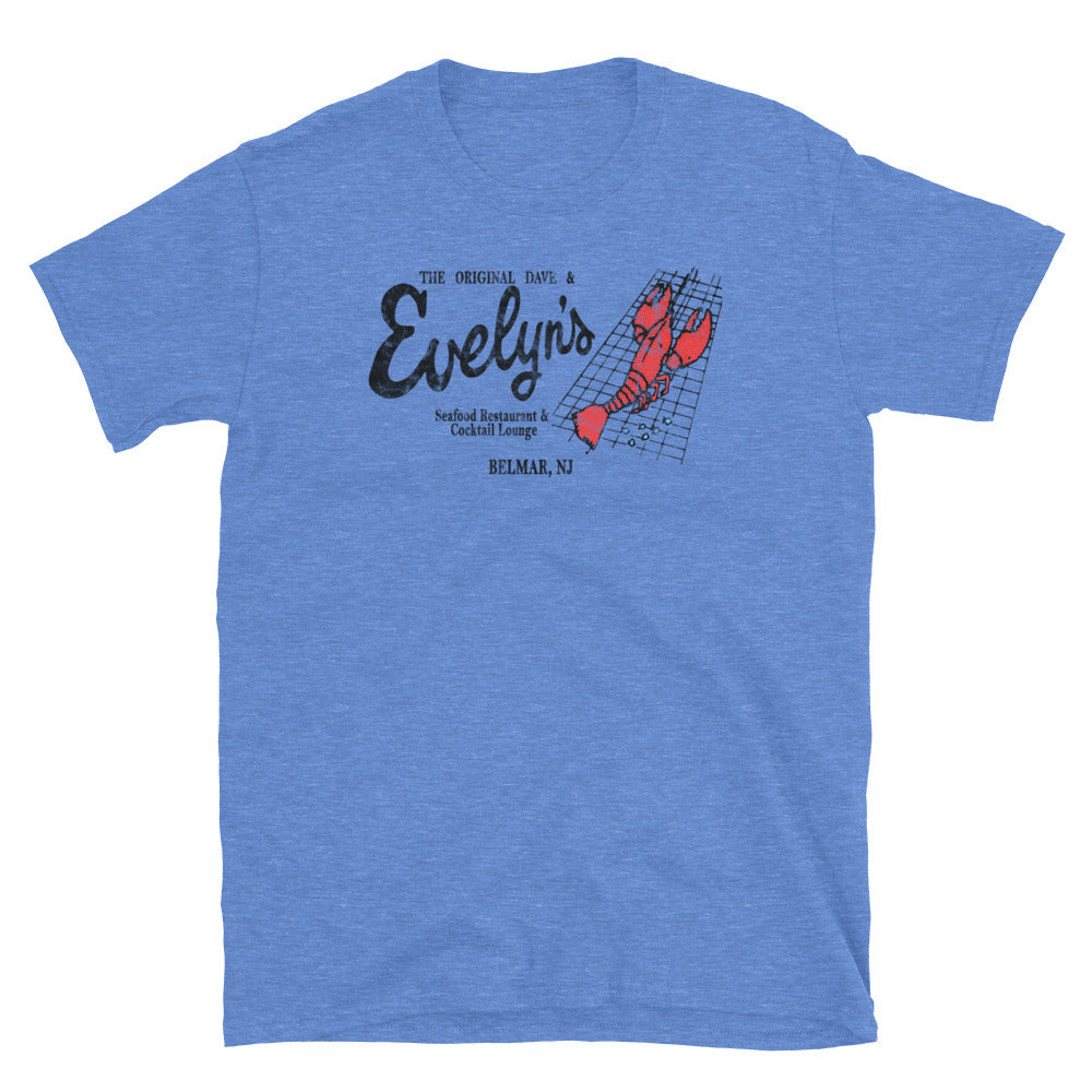 The Original Dave & Evelyn's Seafood Restaurant - BELMAR - Short sleeve t-shirt Heather Royal