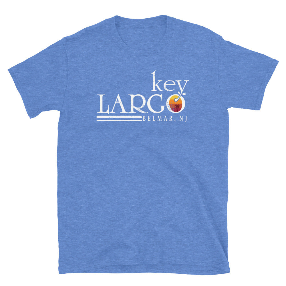 Key Largo - BELMAR - Short-Sleeve Unisex T-Shirt Heather Royal