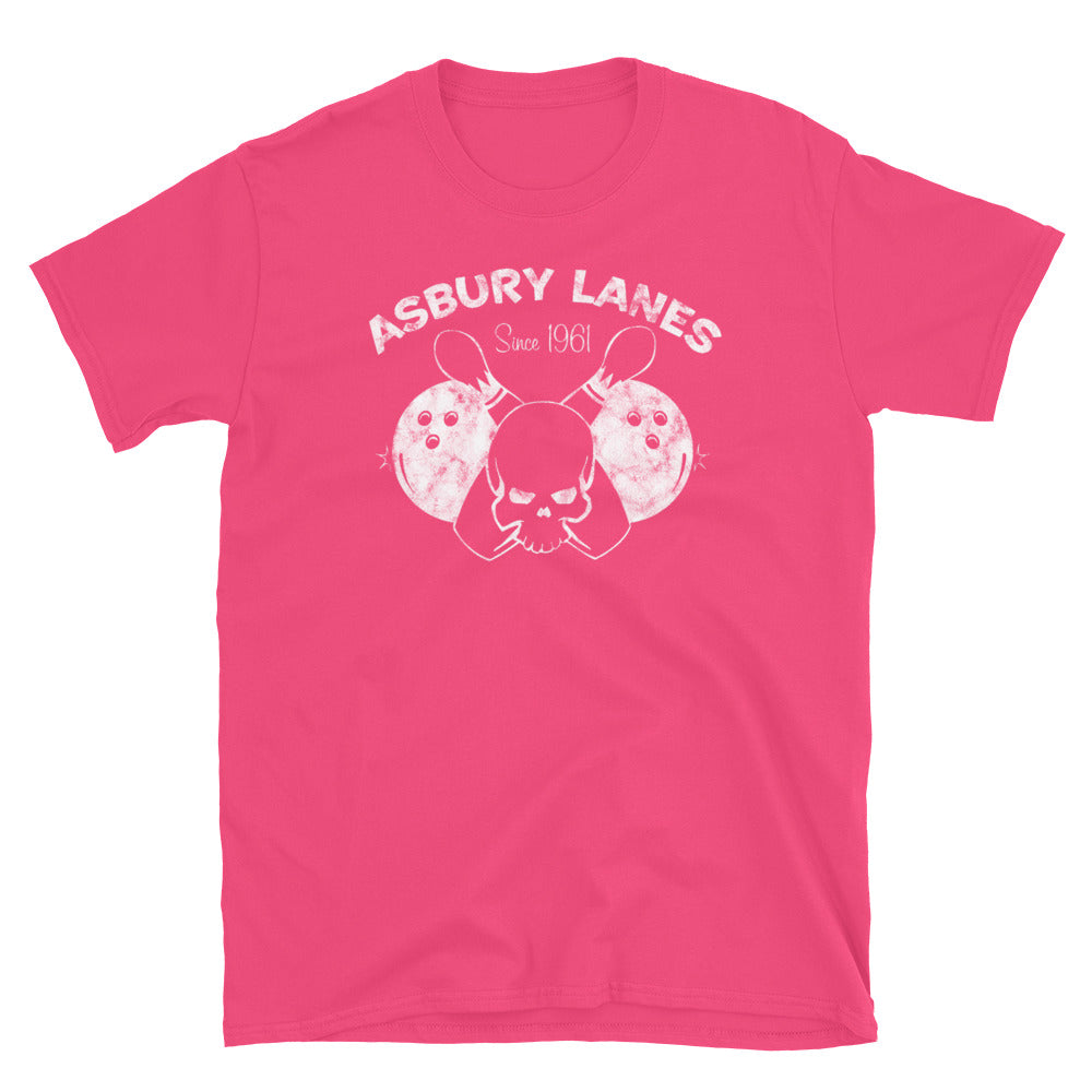 Asbury Lanes (White) - ASBURY PARK - Short-Sleeve Unisex T-Shirt