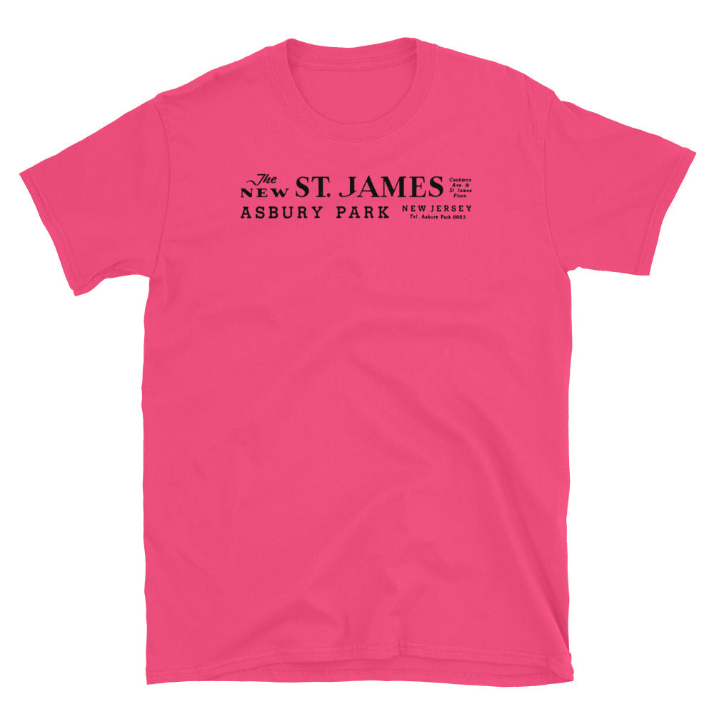 St. James Theatre - ASBURY PARK - Short-Sleeve Unisex T-Shirt Heliconia