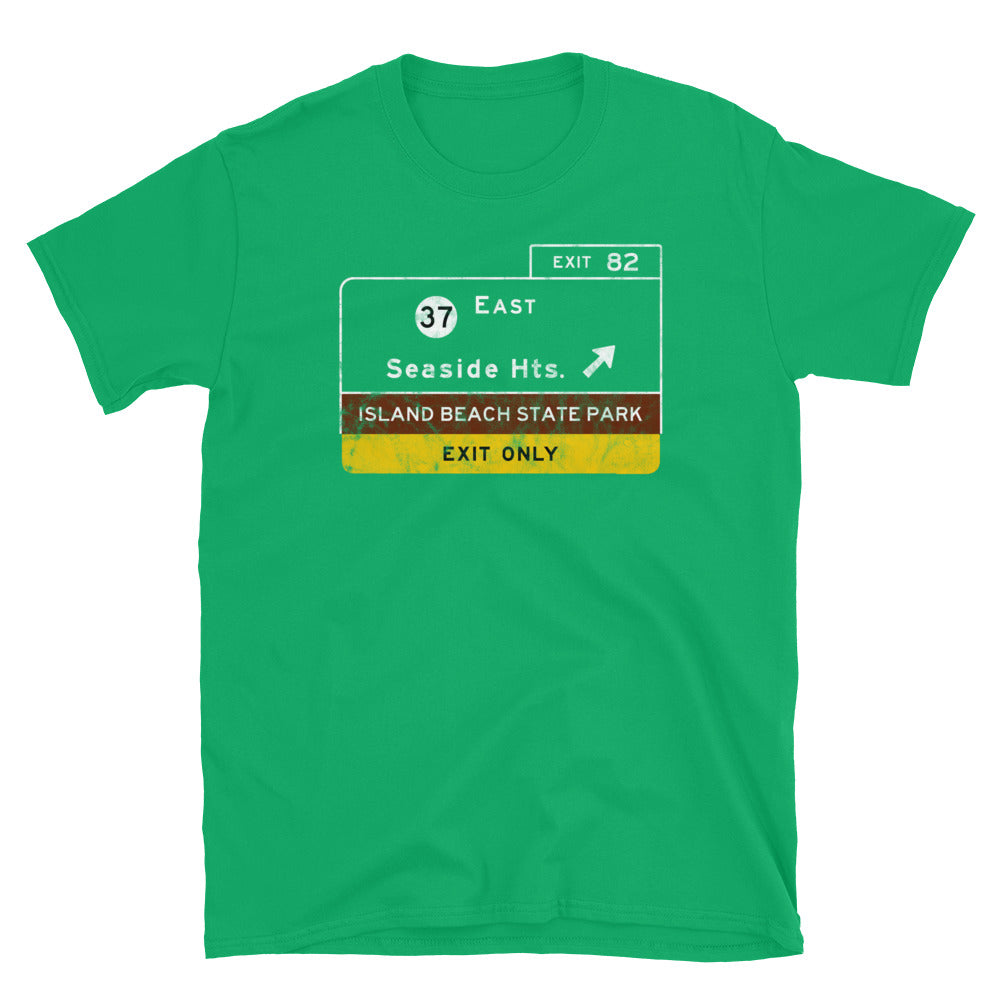 Garden State Parkway Exit 82 - SEASIDE HEIGHTS - Short-Sleeve Unisex T-Shirt