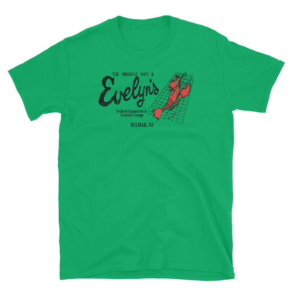 The Original Dave & Evelyn's Seafood Restaurant - BELMAR - Short sleeve t-shirt Irish Green
