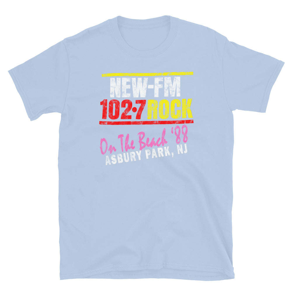 WNEW 102.7 On The Beach '88 - ASBURY PARK - Short sleeve t-shirt