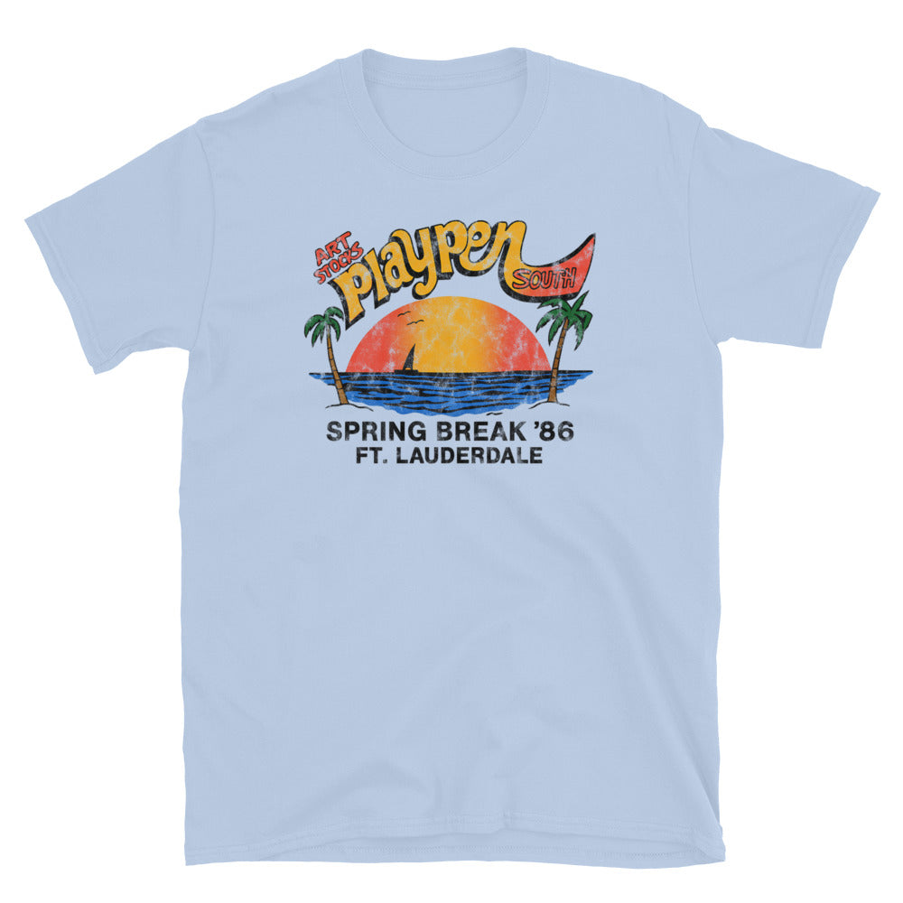 Art Stock's Playpen South - FT. LAUDERDALE - Short-Sleeve Unisex T-Shirt