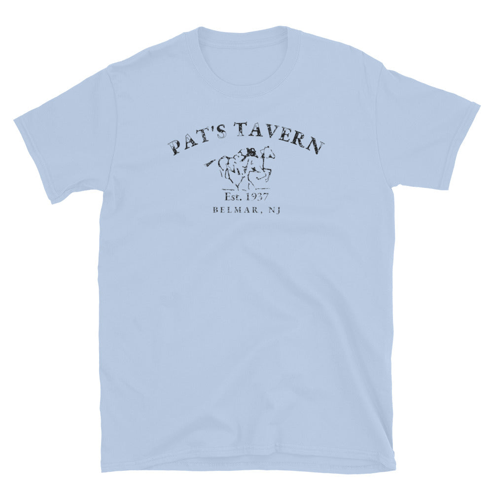 Pat's Tavern Belmar NJ vintage t-shirt, Light Blue, front