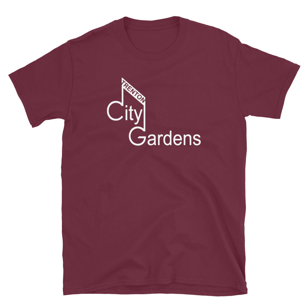 City Gardens Stacked Logo - TRENTON - Vintage Style T-Shirt