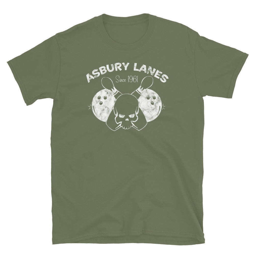 Asbury Lanes (White) - ASBURY PARK - Short-Sleeve Unisex T-Shirt
