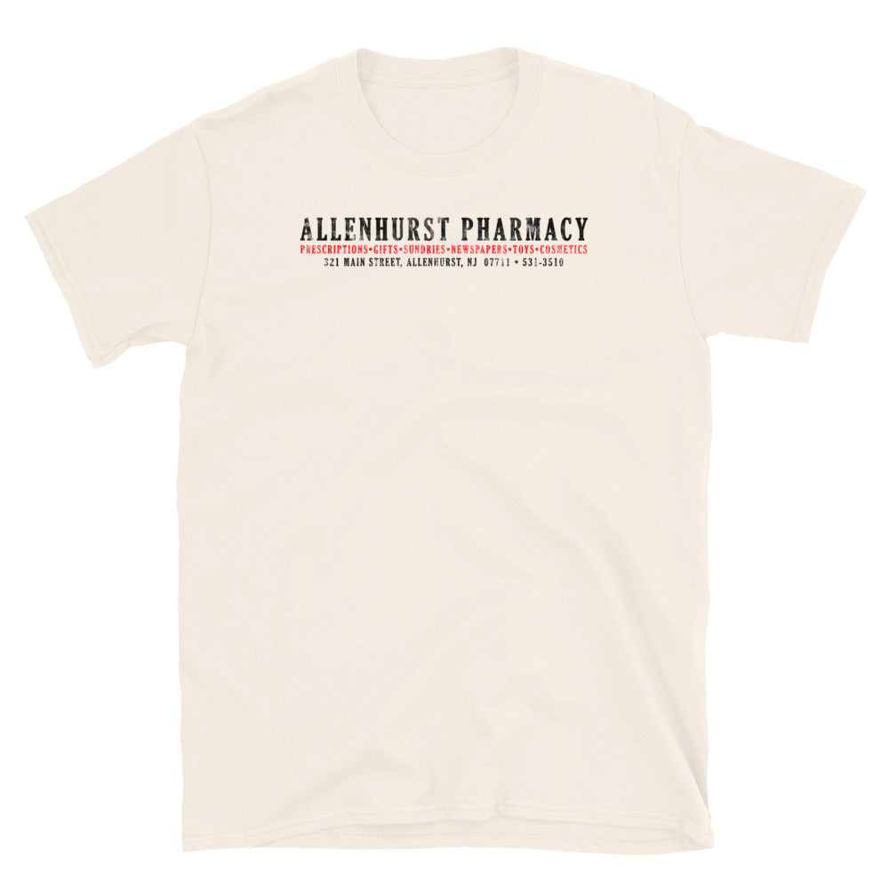 Allenhurst Pharmacy - ALLENHURST - Short-Sleeve Unisex T-Shirt Natural