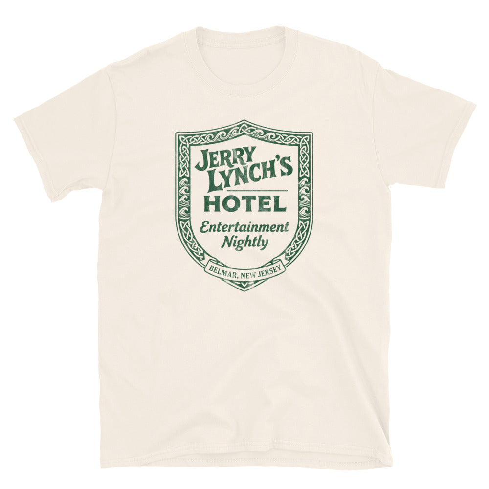 Jerry Lynch's Hotel - BELMAR - Short-Sleeve Unisex T-Shirt Natural