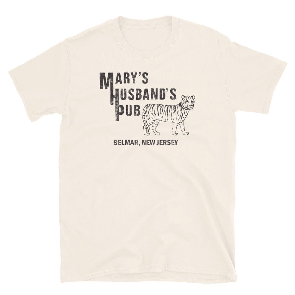 Mary's Husband's Pub - BELMAR - Short-Sleeve Unisex T-Shirt Natural