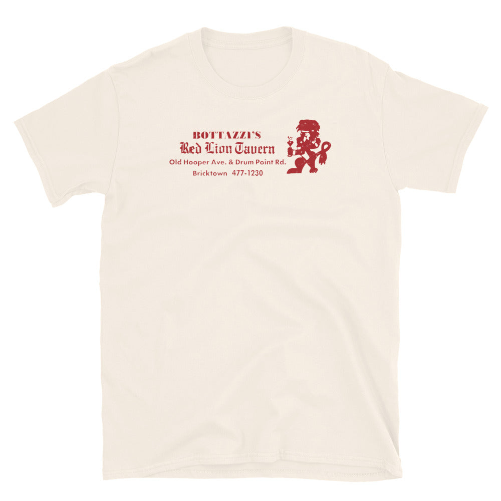 Bottazzi's Red Lion Tavern - BRICKTOWN - Vintage Style T-Shirt Natural