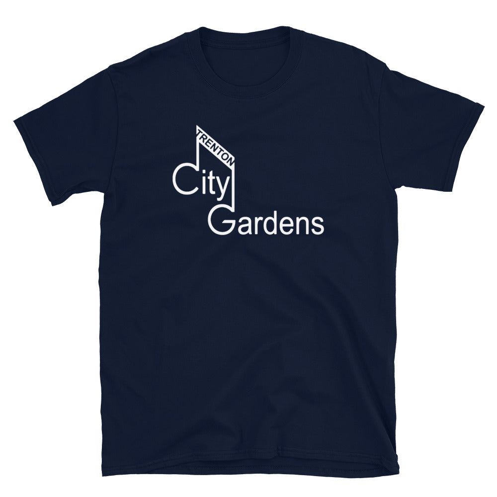 City Gardens Stacked Logo - TRENTON - Vintage Style T-Shirt