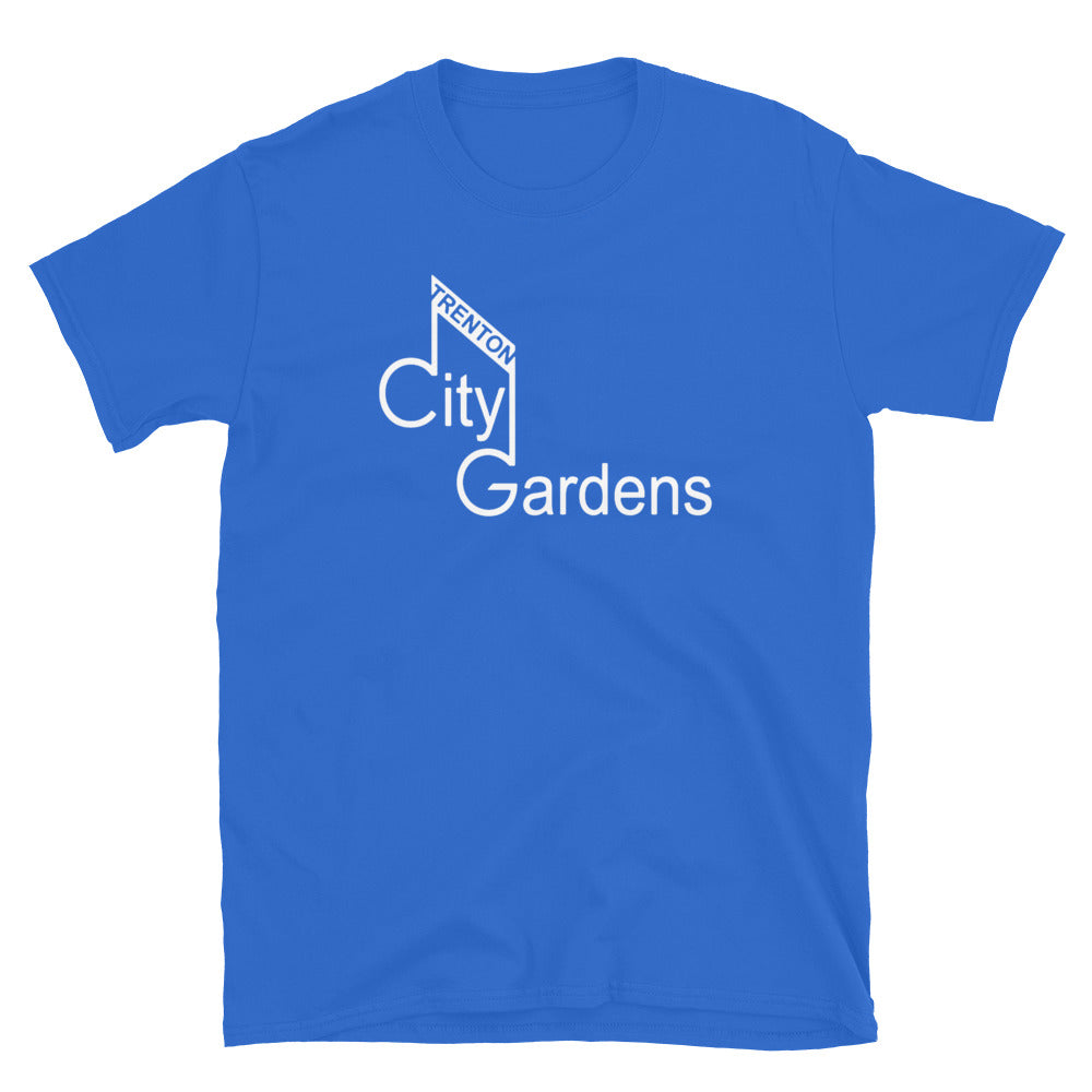 City Gardens Stacked Logo - TRENTON - Vintage Style T-Shirt