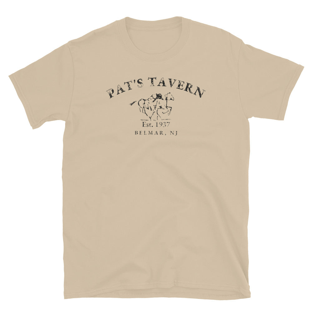 Pat's Tavern Belmar NJ vintage t-shirt, Sand, front