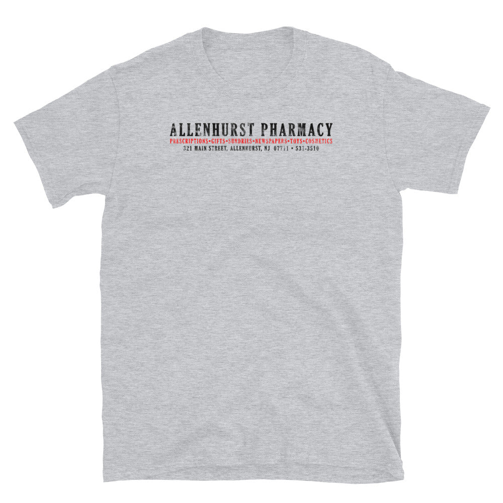 Allenhurst Pharmacy - ALLENHURST - Short-Sleeve Unisex T-Shirt Sport Grey