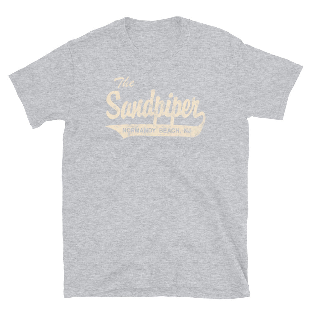 The Sandpiper - NORMANDY BEACH - Short-Sleeve Unisex T-Shirt