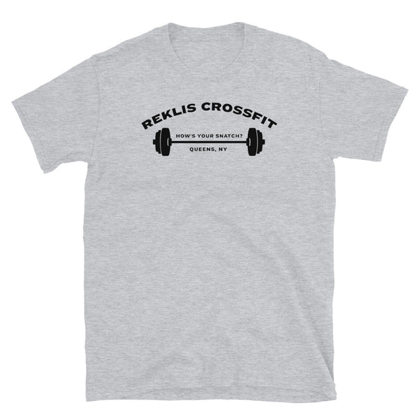 Reklis CrossFit (Gray/White) - QUEENS - Short-Sleeve Unisex T-Shirt