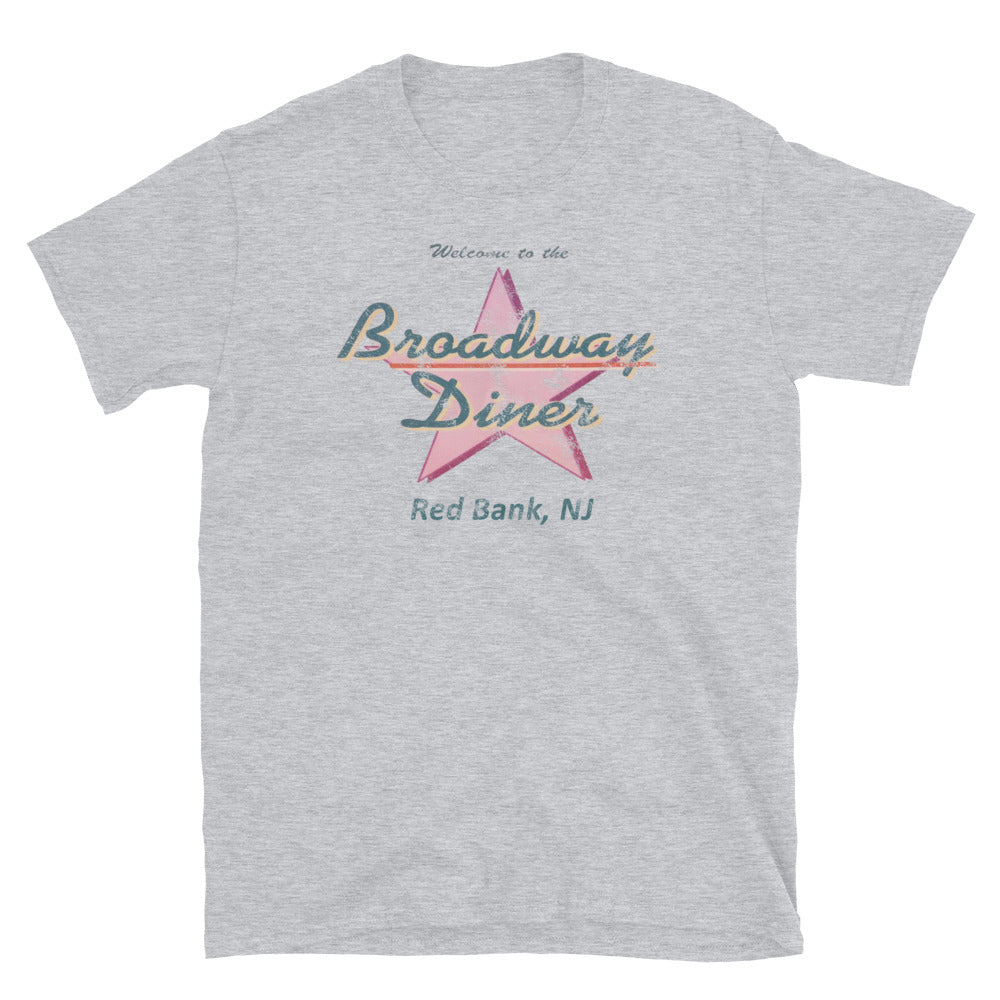 Broadway Diner - RED BANK - Short-Sleeve Unisex T-Shirt