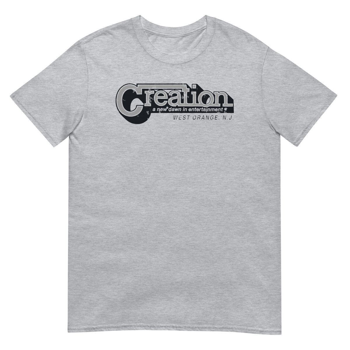 Creation - WEST ORANGE - Vintage Style T-Shirt Sport Grey