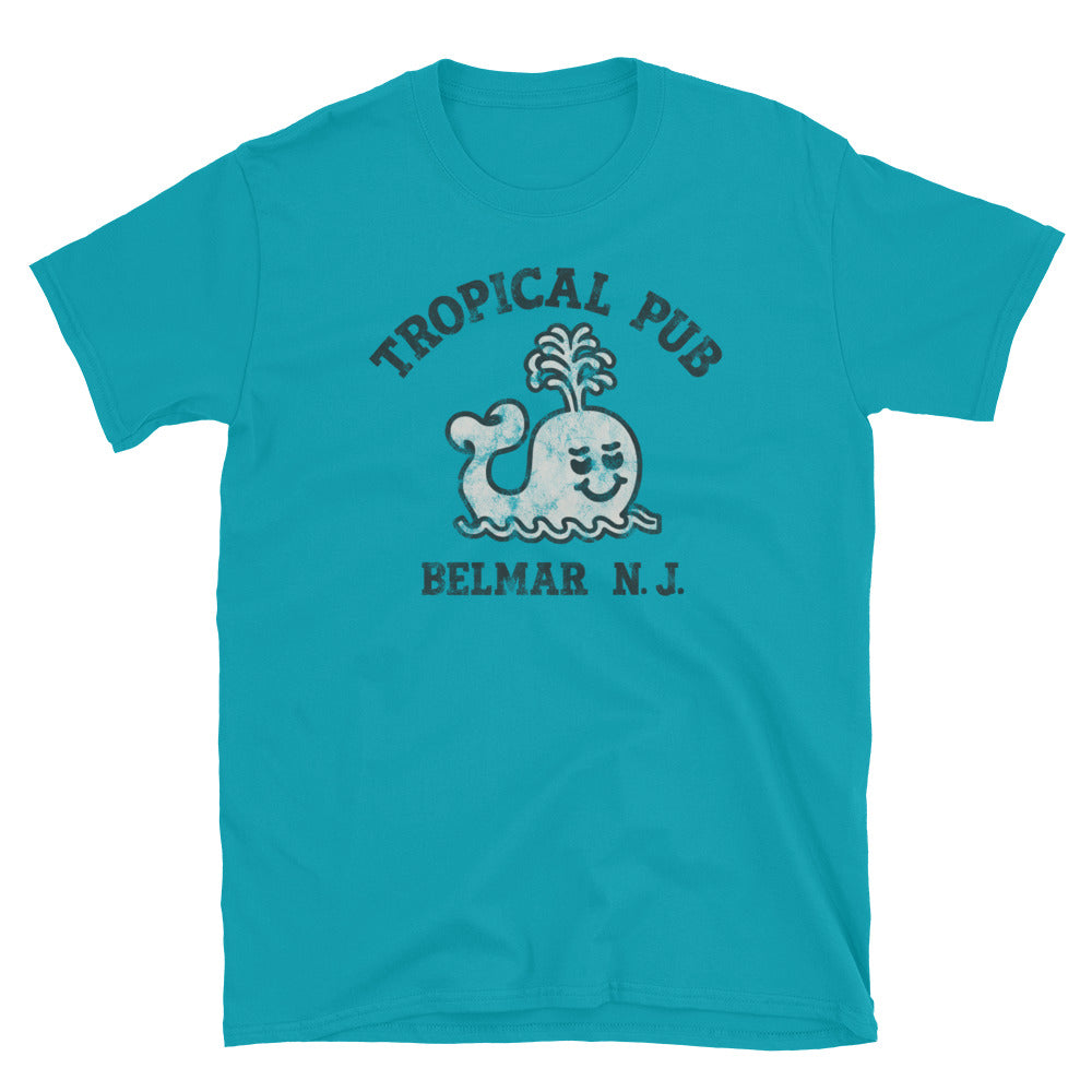 Tropical Pub - BELMAR - Short-Sleeve Unisex T-Shirt Tropical Blue