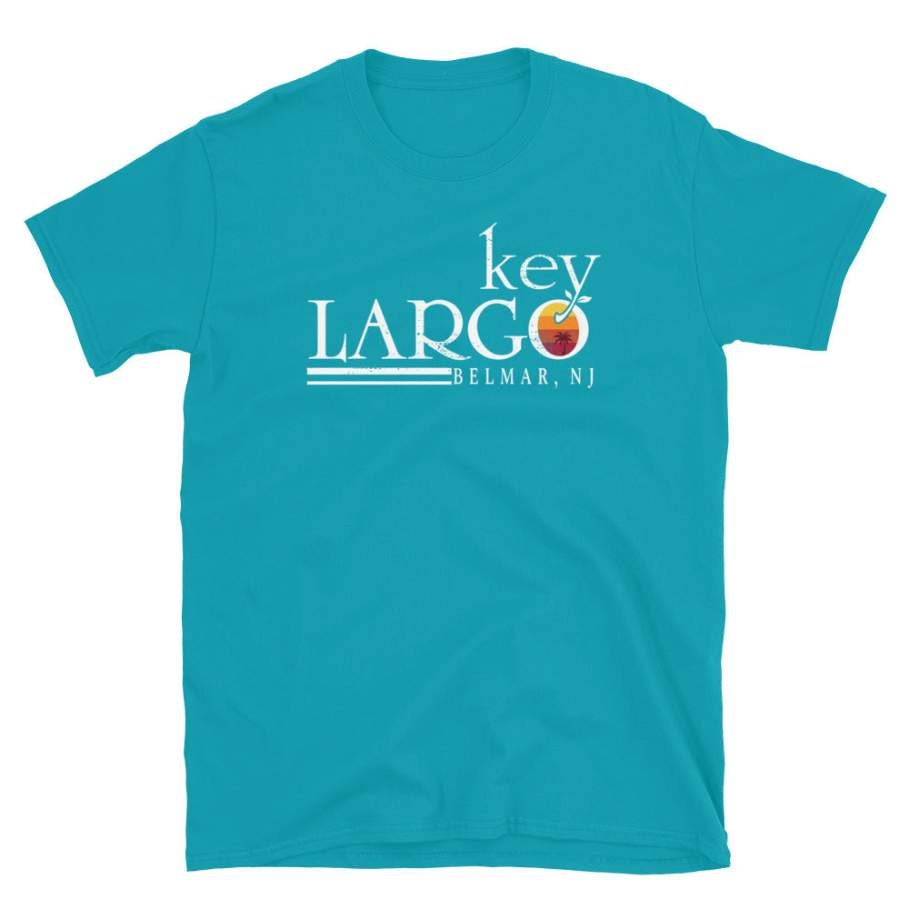 Key Largo - BELMAR - Short-Sleeve Unisex T-Shirt Tropical Blue