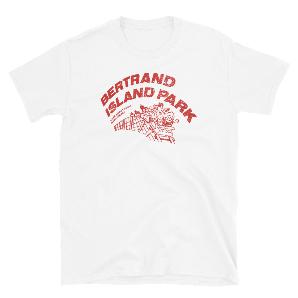 Bertrand Island Park - LAKE HOPATCONG - Short-Sleeve Unisex T-Shirt White