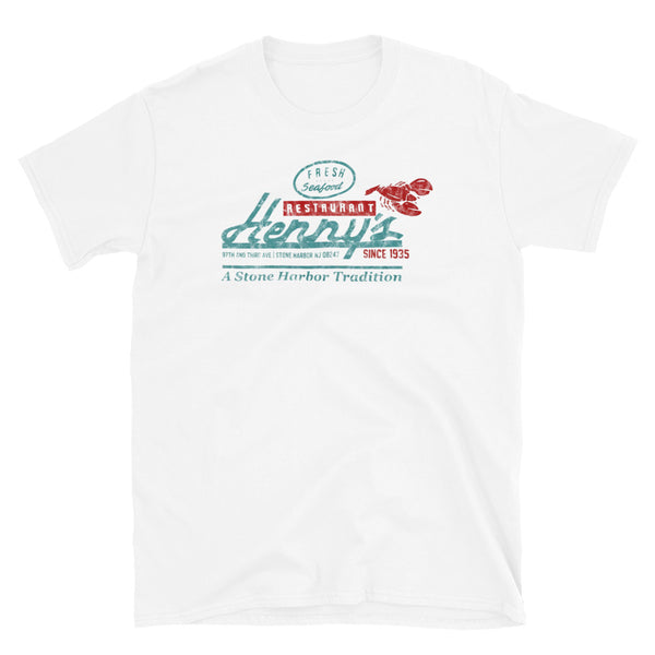 Henry's Seafood - STONE HARBOR - Short-Sleeve Unisex T-Shirt
