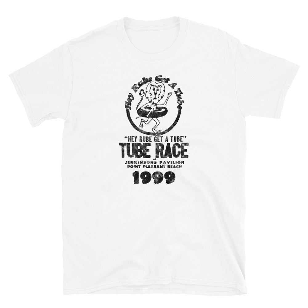Hey Rube, Get a Tube Race - POINT PLEASANT BEACH - Short-Sleeve Unisex T-Shirt
