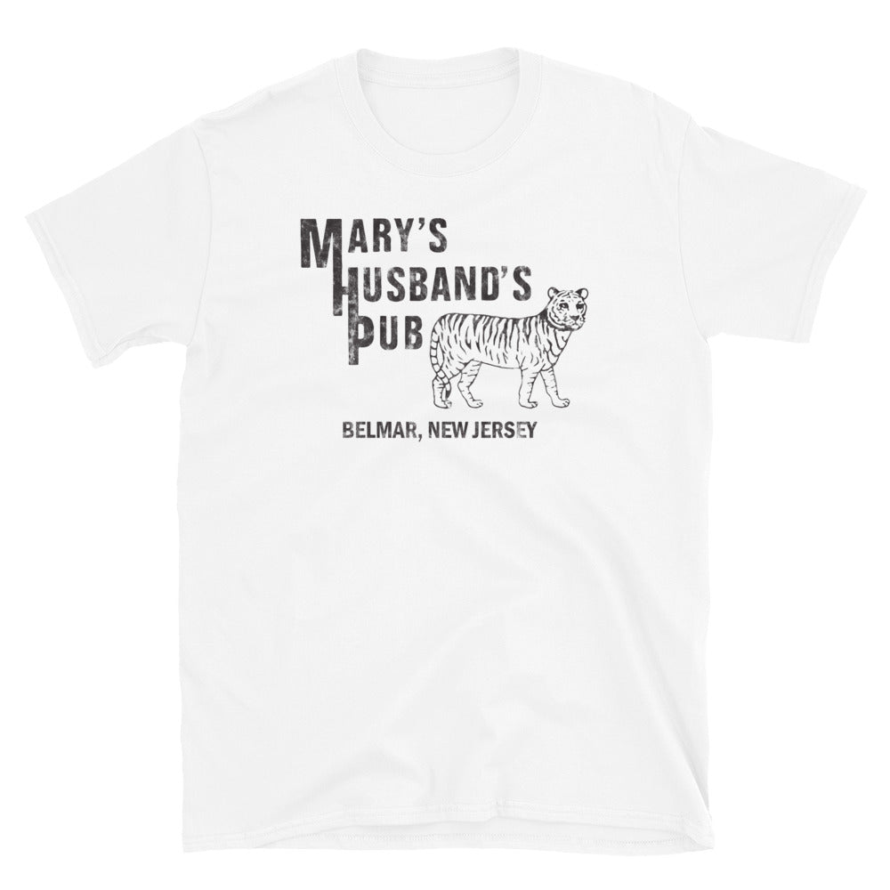 Mary's Husband's Pub - BELMAR - Short-Sleeve Unisex T-Shirt White