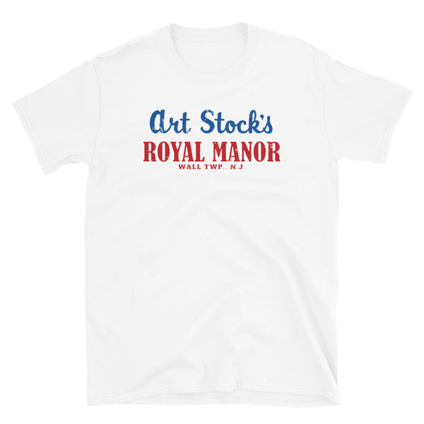 Art Stock's Royal Manor - WALL - Vintage Style T-Shirt White