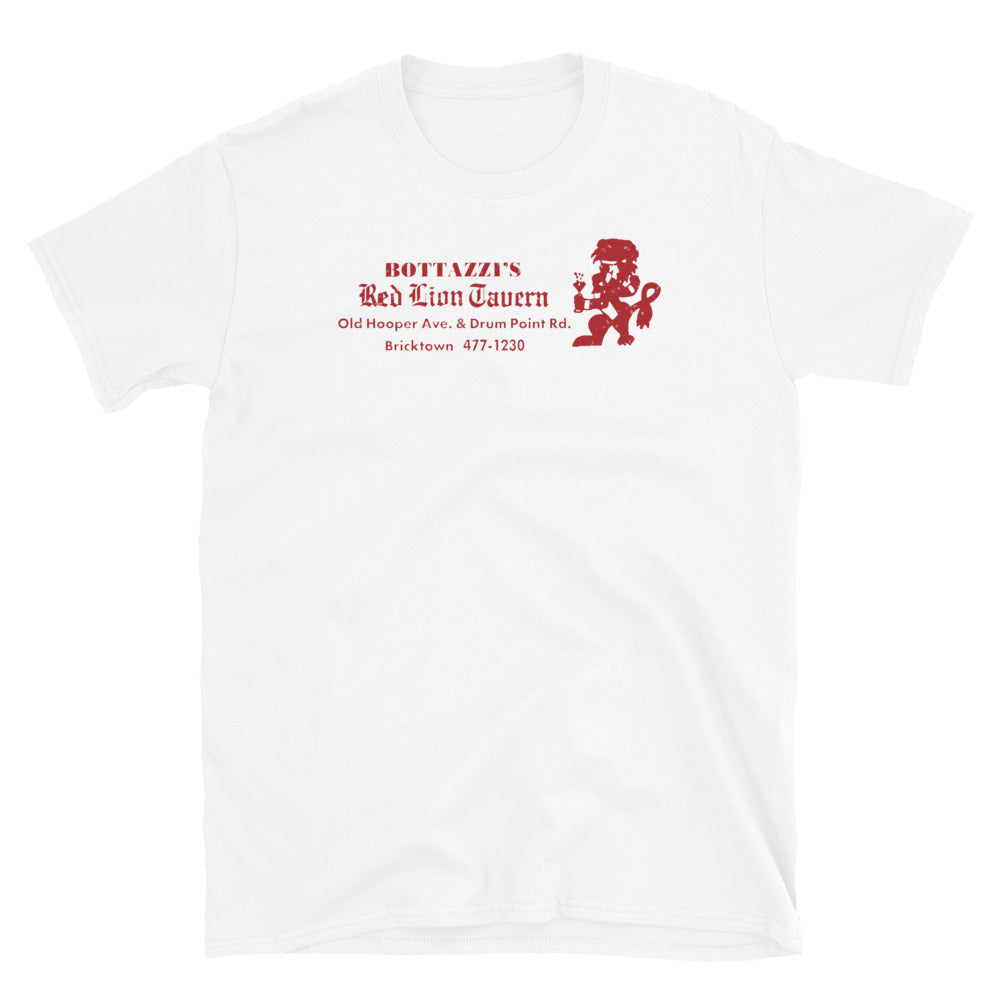 Bottazzi's Red Lion Tavern - BRICKTOWN - Vintage Style T-Shirt White