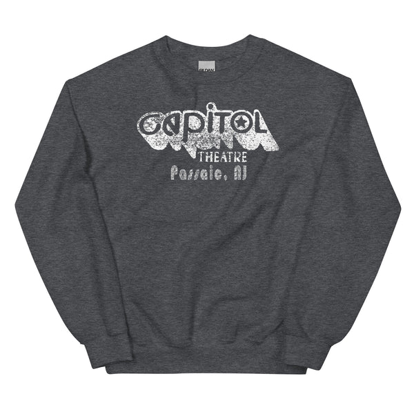 Capitol Theater - PASSAIC - Unisex Crewneck Sweatshirt Dark Heather