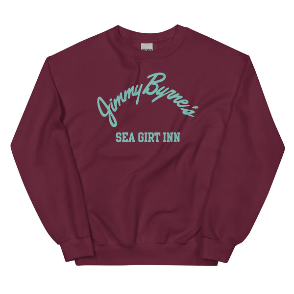 Jimmy Byrne's Sea Girt Inn - SEA GIRT - Unisex Crewneck Sweatshirt Maroon