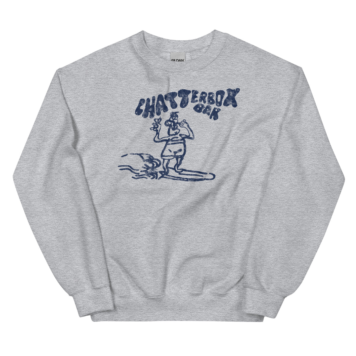 The Original Chatterbox Bar - SEASIDE HEIGHTS - Unisex Crewneck Sweatshirt Sport Grey