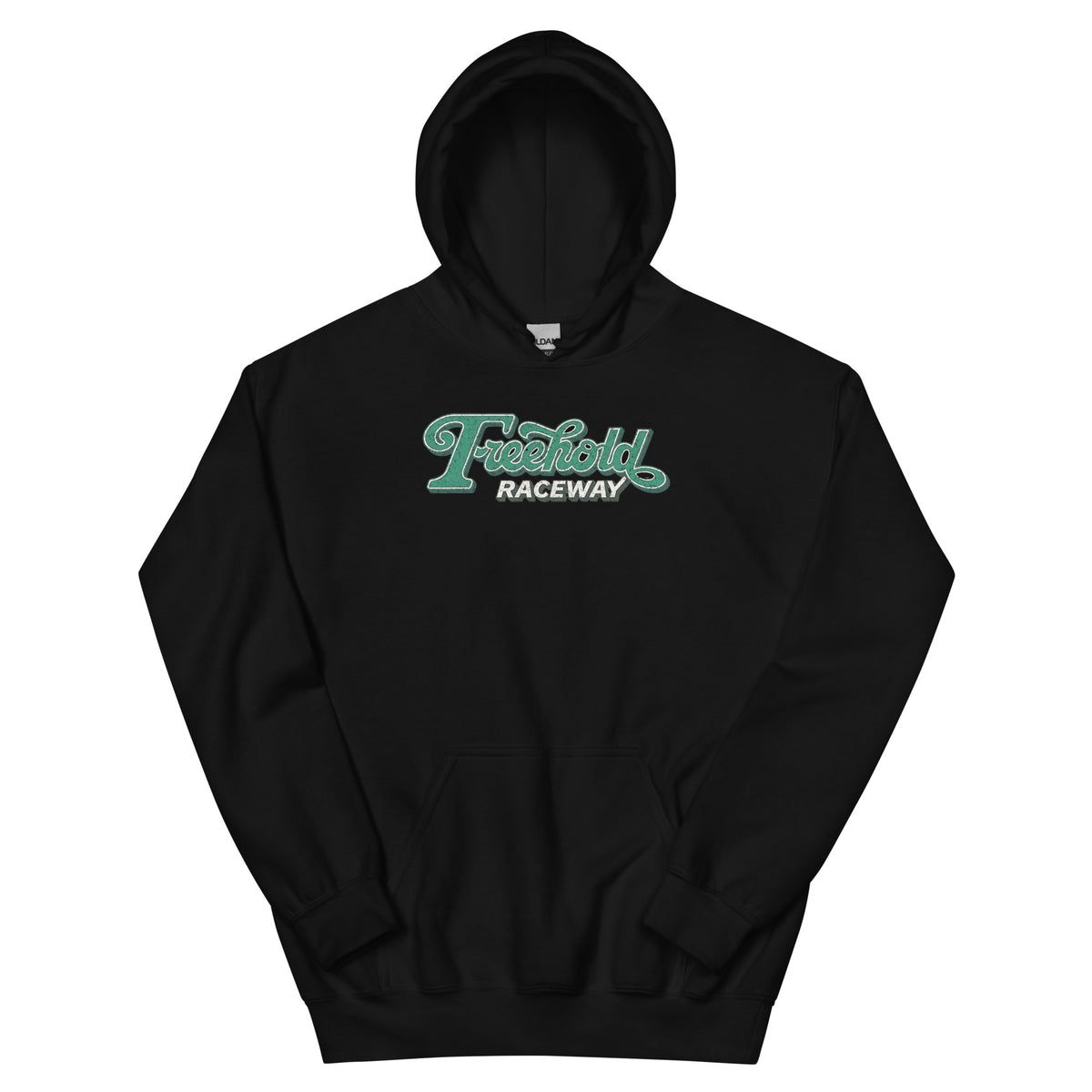 Freehold Raceway Freehold NJ vintage hoodie, Black, front