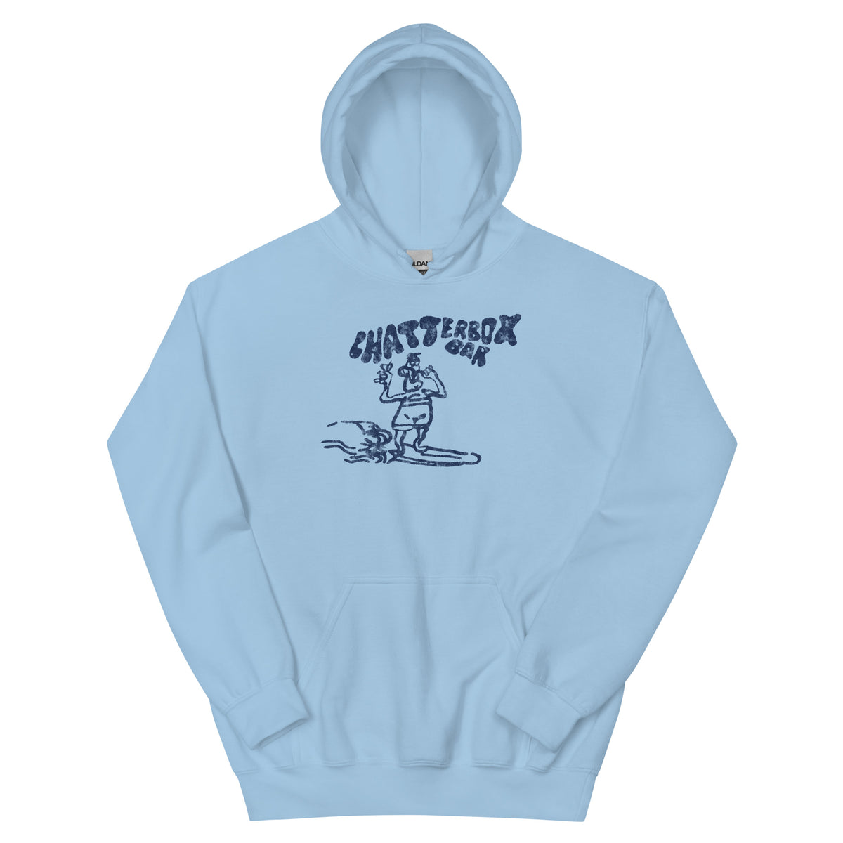 The Original Chatterbox Bar - SEASIDE HEIGHTS - Unisex Hoodie Light Blue
