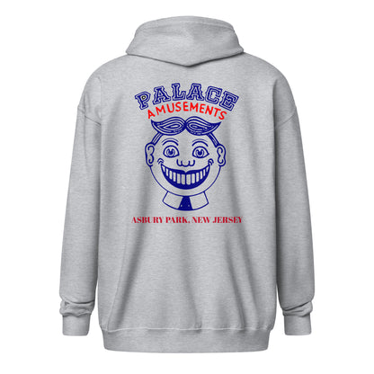 Palace Amusements - ASBURY PARK - Unisex heavy blend zip hoodie Sport Grey
