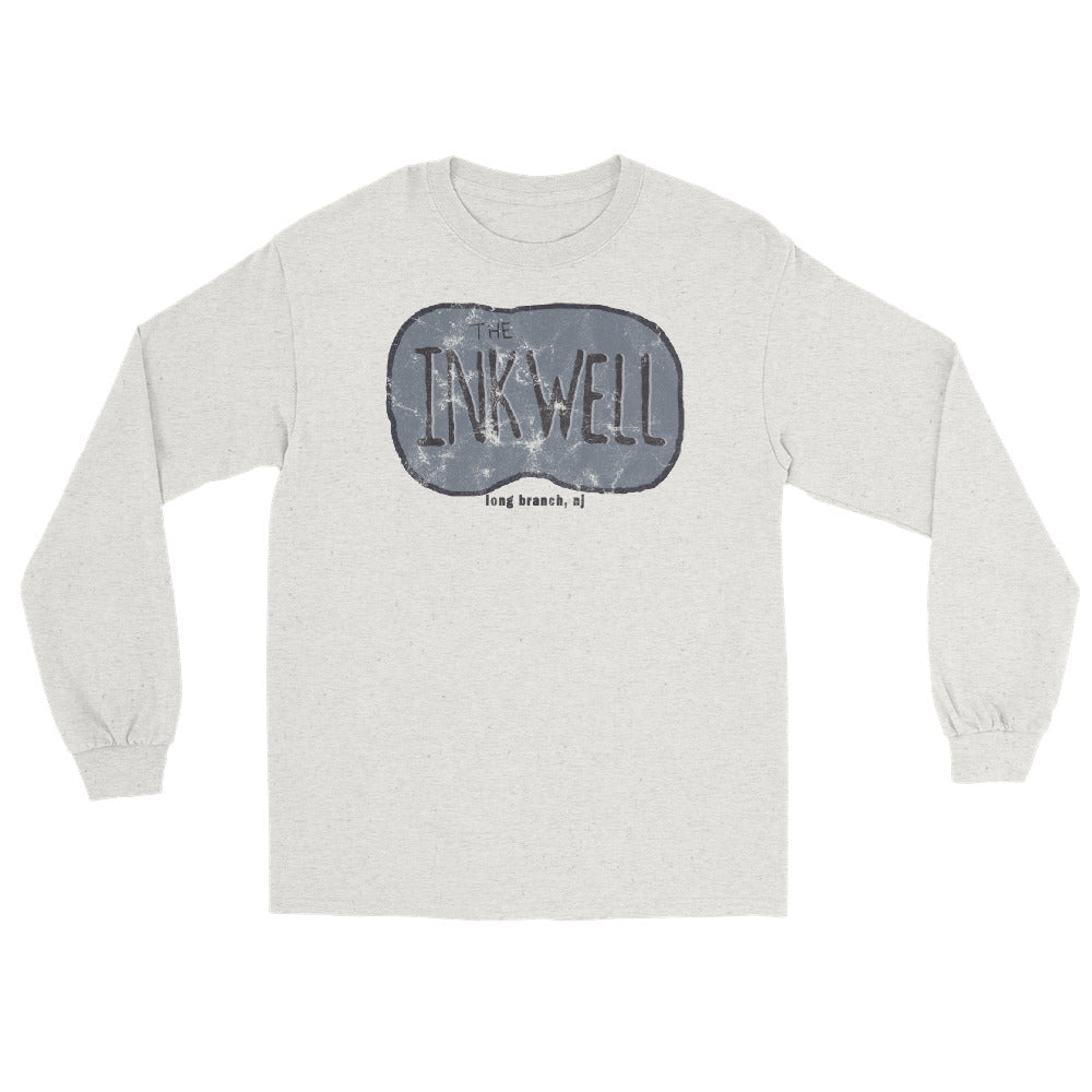 The Inkwell Long Branch NJ vintage long sleeve shirt, Ash, front