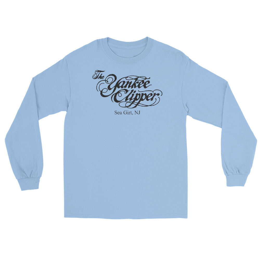The Yankee Clipper Sea Girt NJ vintage long sleeve shirt, Light Blue, front
