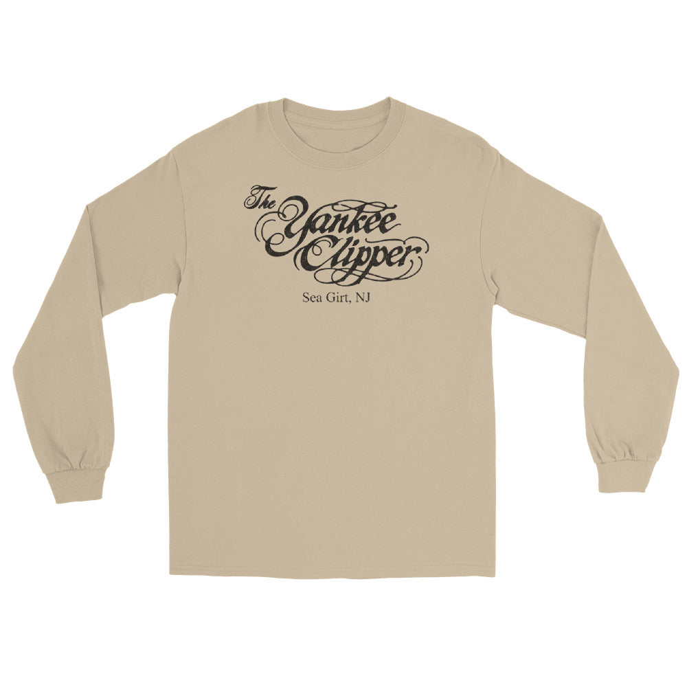 The Yankee Clipper Sea Girt NJ vintage long sleeve shirt, Sand, front