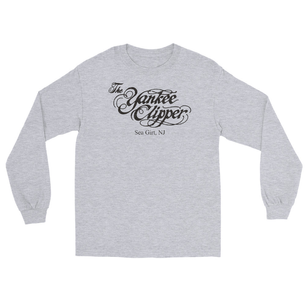 The Yankee Clipper Sea Girt NJ vintage long sleeve shirt, Sport Grey, front