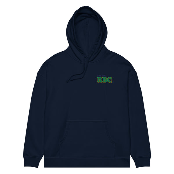 low key, RBC - Unisex organic relaxed hoodie French Navy