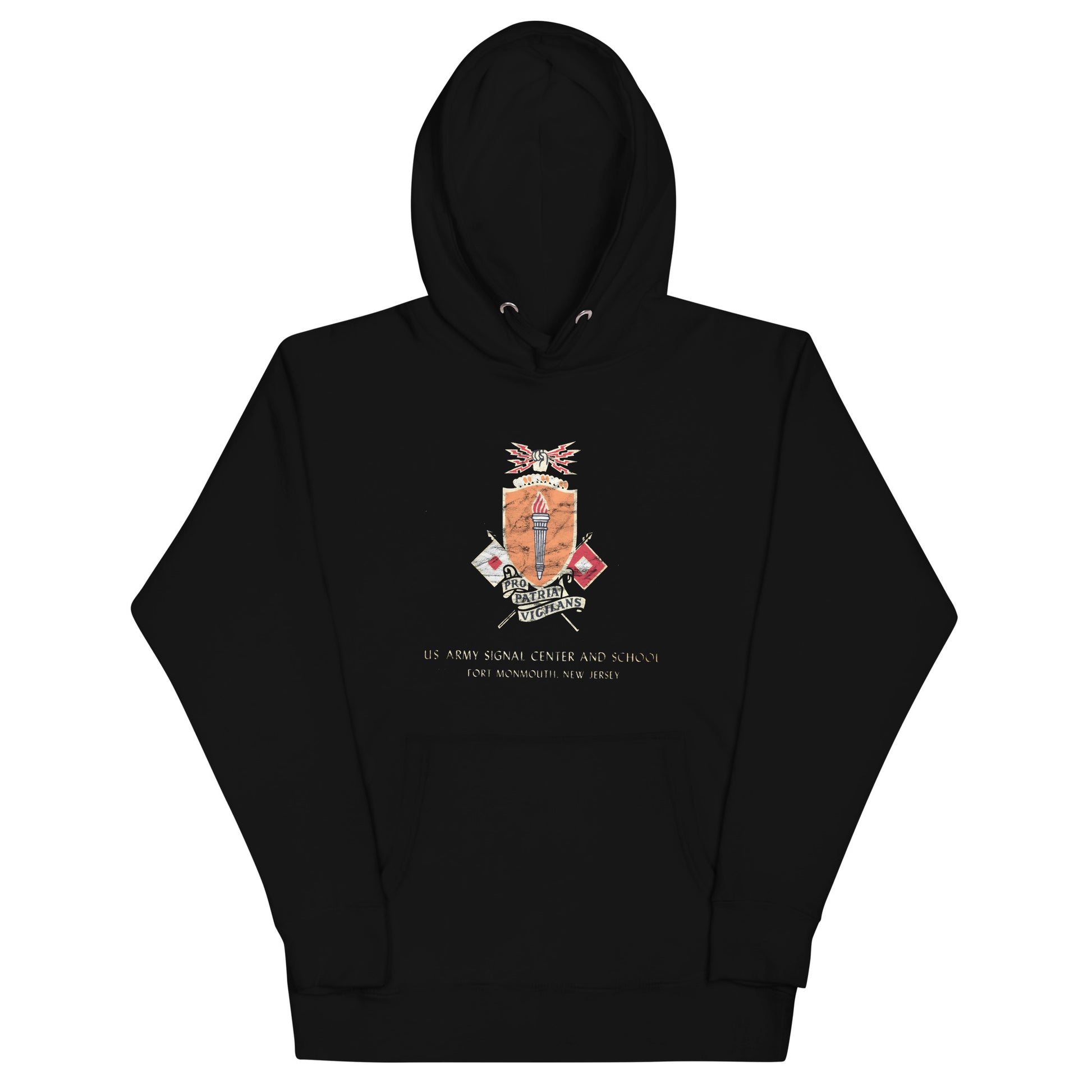 Fort Monmouth U.S. Army Signal Center and School - EATONTOWN - Unisex Hoodie Black