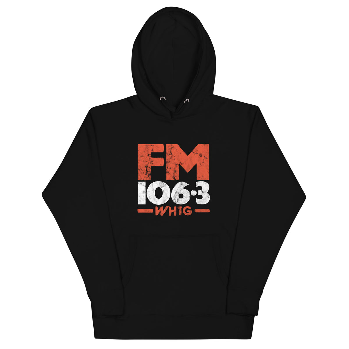 FM106.3 WHTG - NEW JERSEY - Unisex Hoodie Black