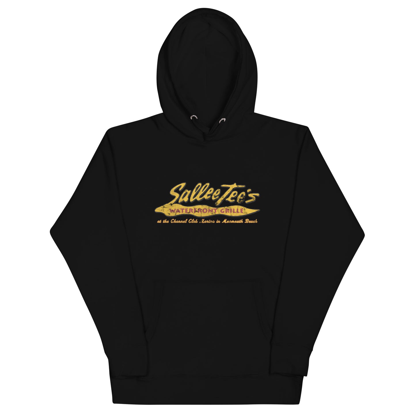 Sallee Tee's Waterfront Grill - MONMOUTH BEACH - Unisex Hoodie Black
