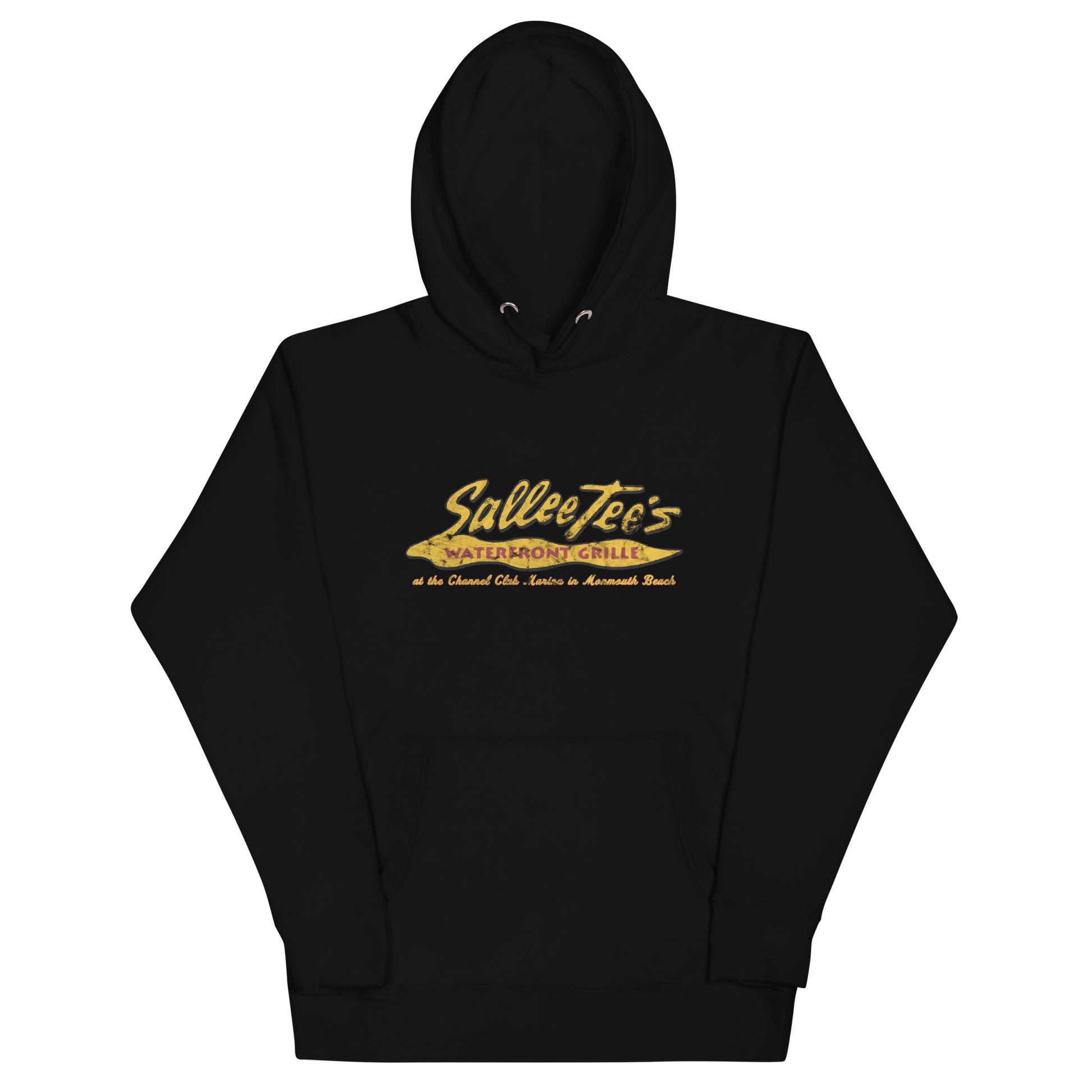 Sallee Tee's Waterfront Grill - MONMOUTH BEACH - Unisex Hoodie Black