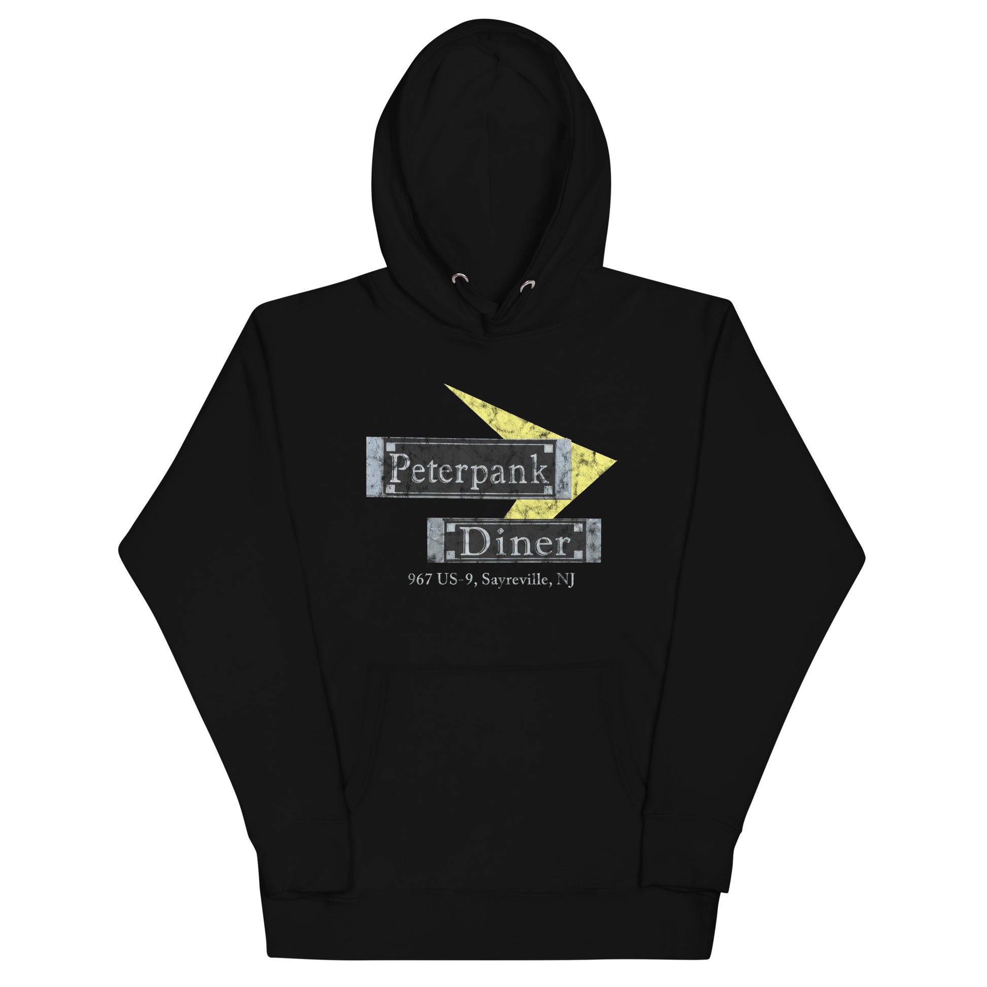 Peter Pank Diner - SAYREVILLE - Unisex Hoodie Black