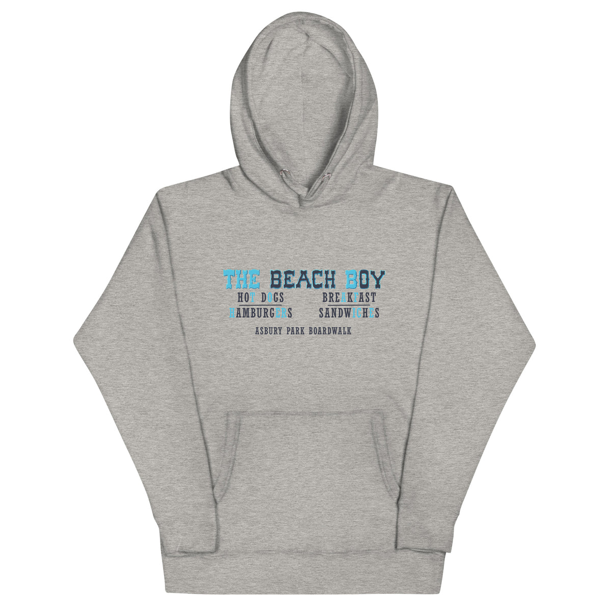 The Beach Boy - ASBURY PARK - Unisex Hoodie Carbon Grey