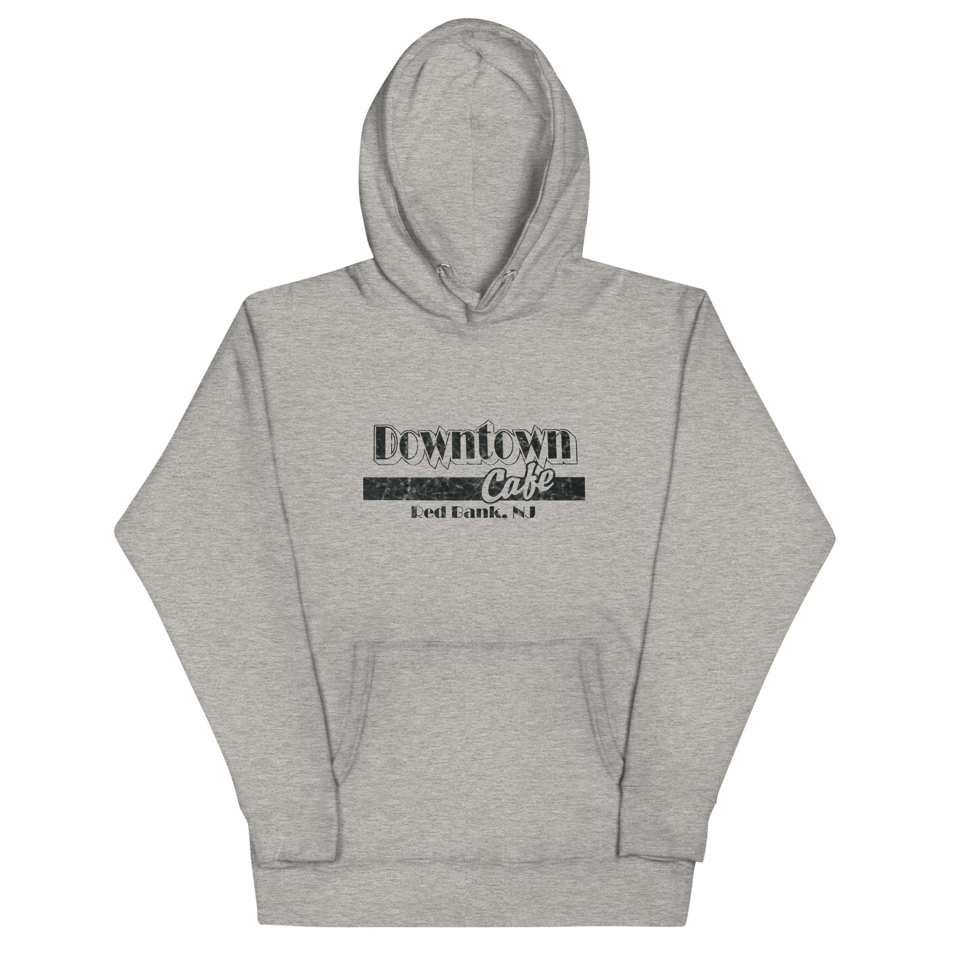 Downtown Cafe - RED BANK - Unisex Hoodie Carbon Grey